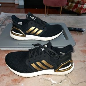 Ultraboost 20 black and gold size 9.5